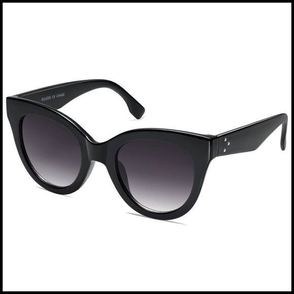 Oversized Cat Eye Sunglasses UV400 Protection Retro Vintage Women\'s Shades main image 4